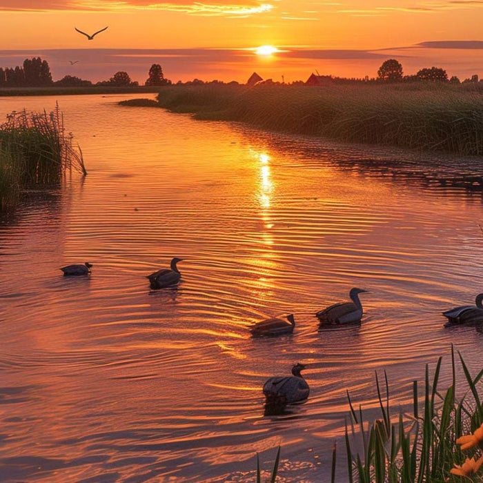 kamperen water friesland