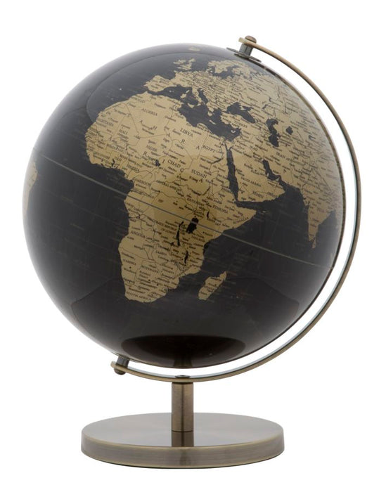 Thatlyfestyle Wanderlust Globe Zwart Brons