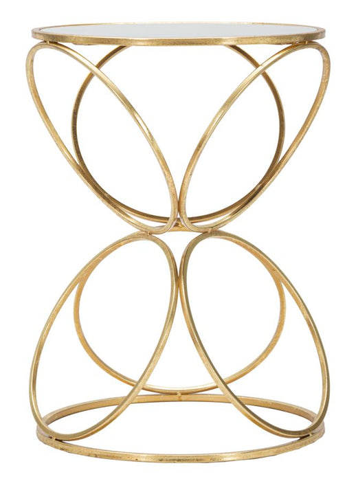 Thatlyfestyle Elegance Circlly Gouden Bijzettafel Spiegel 53 cm