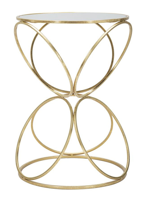 Thatlyfestyle Elegance Circlly Gouden Bijzettafel Spiegel 61 cm