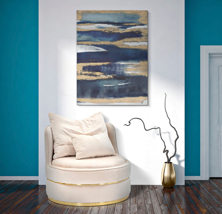 Thatlyfestyle Oceanic Deep Blue Schilderij 60x80 cm