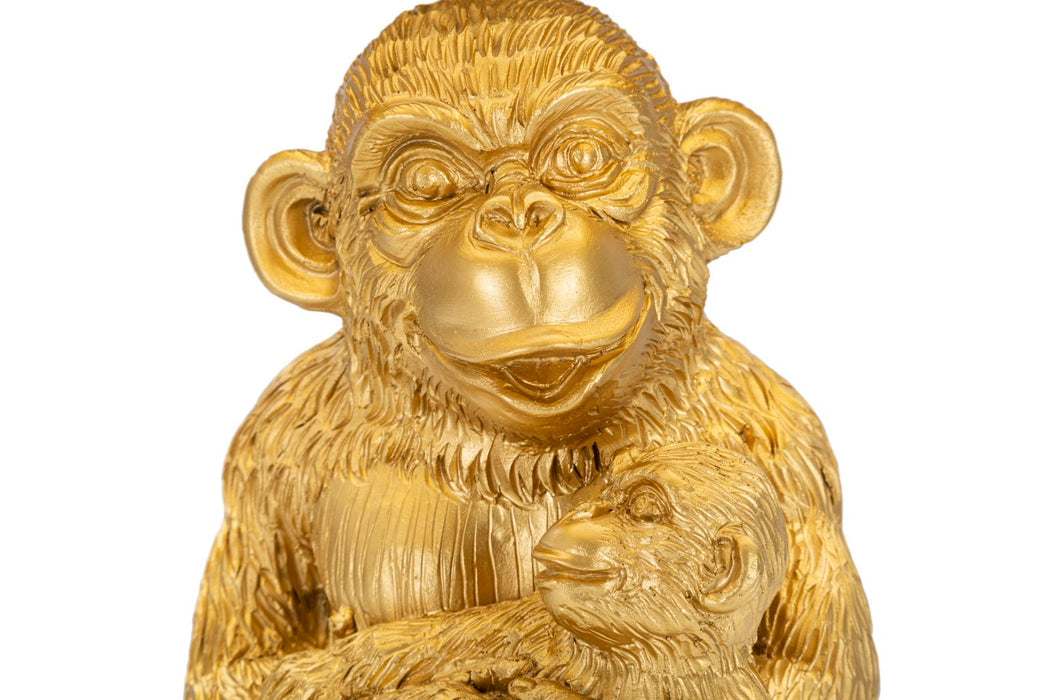 Monkey Majesty Tafellamp Goud