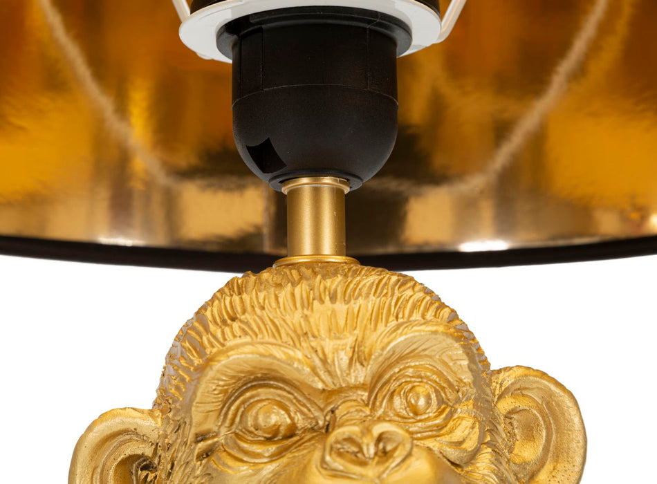 Thatlyfestyle Monkey Majesty Tafellamp Goud