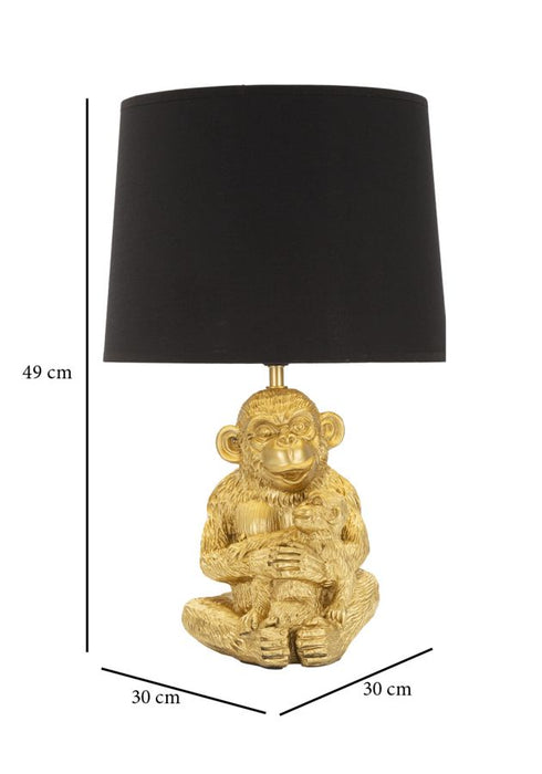 Thatlyfestyle Monkey Majesty Tafellamp Goud