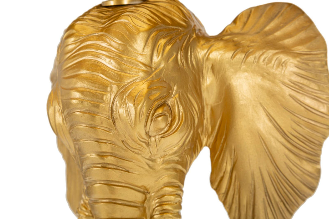 Thatlyfestyle Elephant Elegance Tafel Lamp Goud Zwart