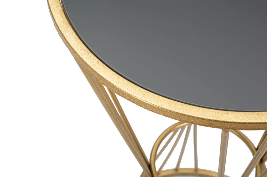 Thatlyfestyle Elegant Shine Bijzettafel Goud Spiegelglas 40x80 cm