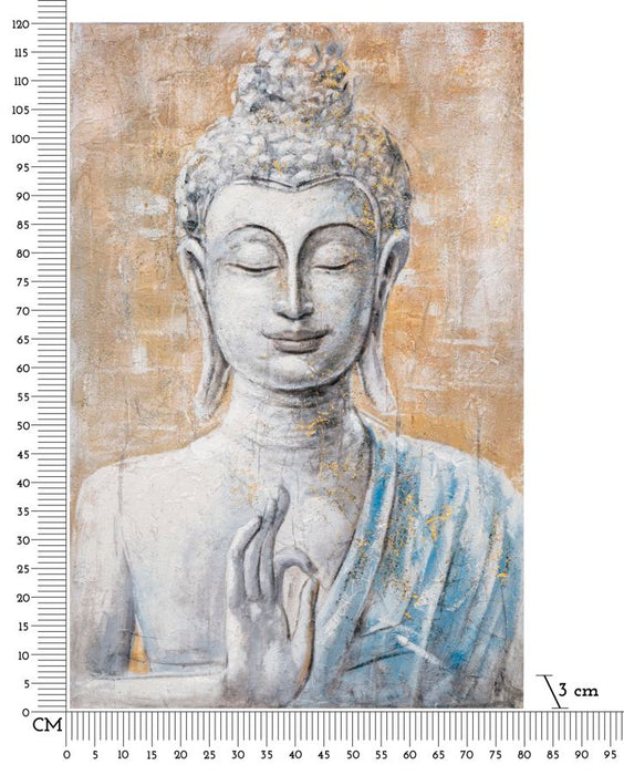 Thatlyfestyle Schilderij Zen Buddha Handgemaakt 80x3x120 cm