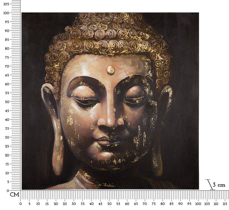 Thatlyfestyle Schilderij Zen Blis Buddha Handgemaakt