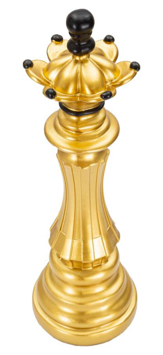 Thatlyfestyle Majestueuze Schaakkoningin Goud Zwart 37cm