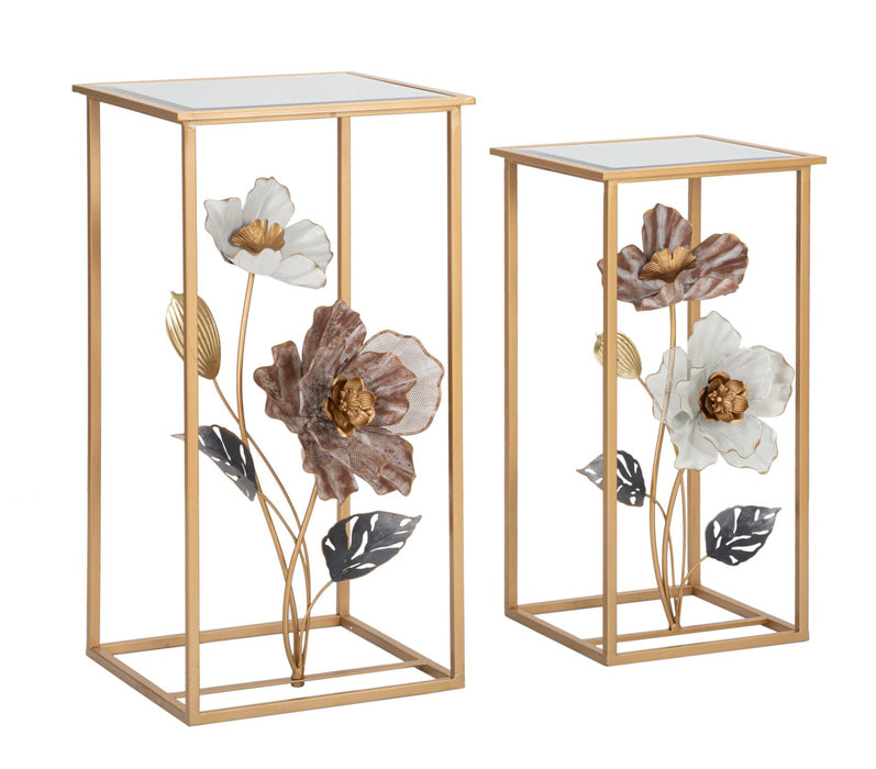 Blossom Glow Tafel Set Goud Spiegelglas