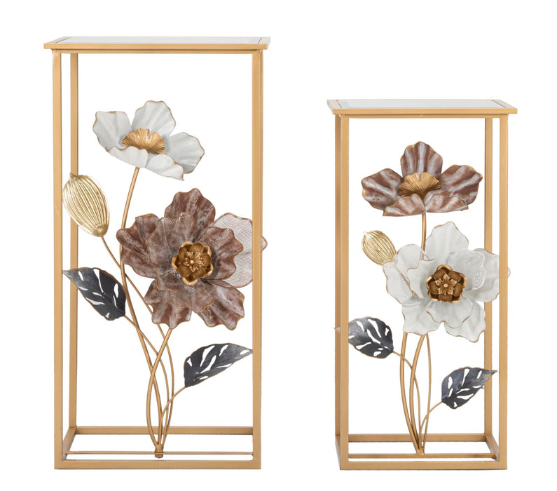 Blossom Glow Tafel Set Goud Spiegelglas