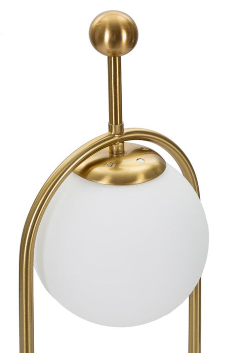 Thatlyfestyle Glamour Arc Tafellamp Goud Glas Metaal