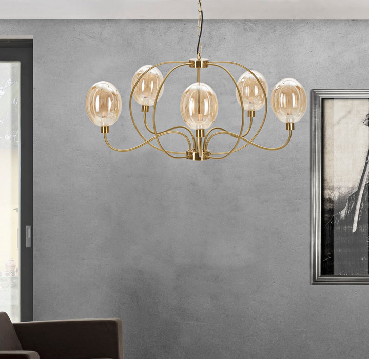 Vienna Plafondlamp Goud Metaal 100x96 cm