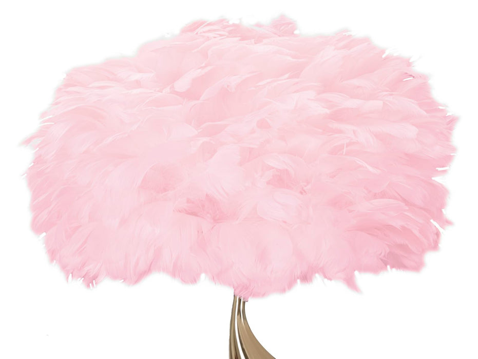 Thatlyfestyle SlimFeather Tafellamp Goud Roze Veren