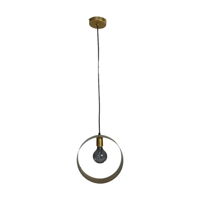 Hanglamp Rond - ø30x10 - Goud - IJzer