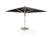 Glatz Fortello LED parasol 400x400cm Zwart-122903