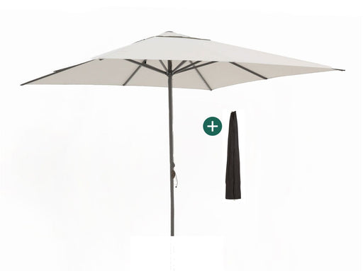 Shadowline Cuba parasol 350x350cm Grijs-107932