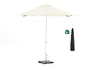 Shadowline Pushup parasol 240x240cm Wit-125858