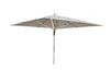 Glatz Fortello LED parasol 400x400cm Taupe-122874