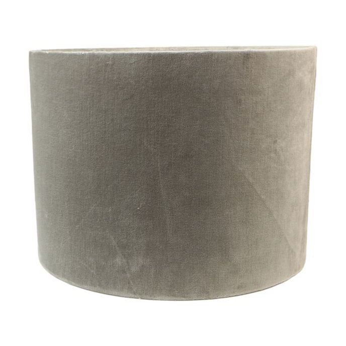 Round Lamp shade - 32x32x24 - lightGrey - Velvet