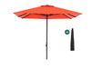 Shadowline Cuba parasol 300x300cm Rood-124508