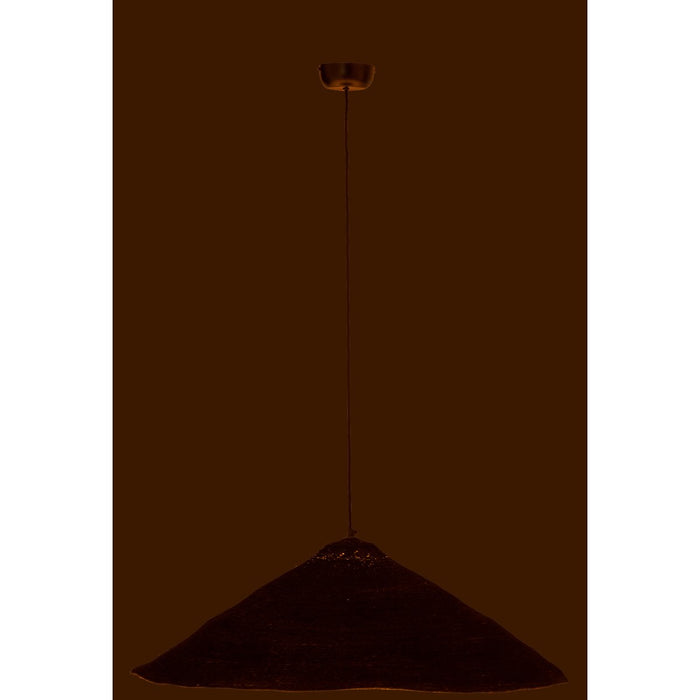 J-Line angende Lamp Hoed Moonj - gras - zwart - large