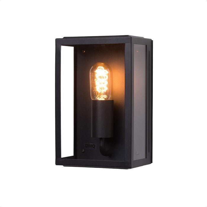 DMQ Buitenlamp Boston 25cm - IP44 Wandlamp Zwart