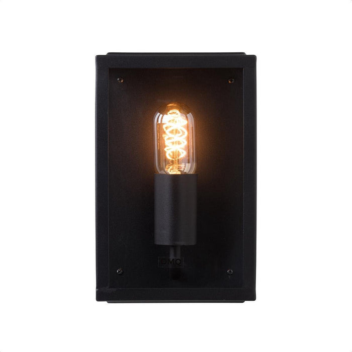 DMQ Buitenlamp Boston 25cm - IP44 Wandlamp Zwart