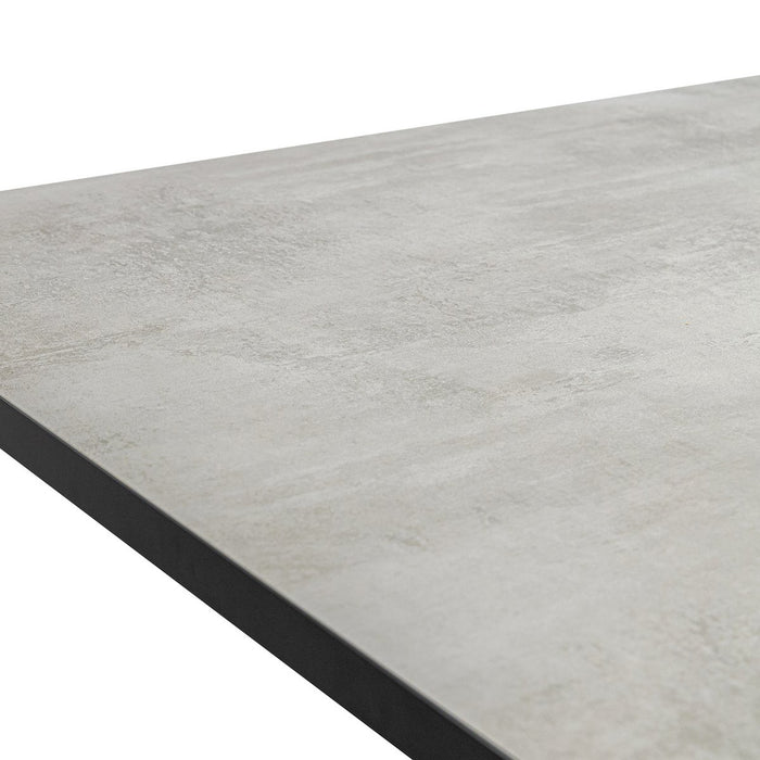 Stalux Eettafel 'Gijs' 240 x 100cm, kleur zwart / beton