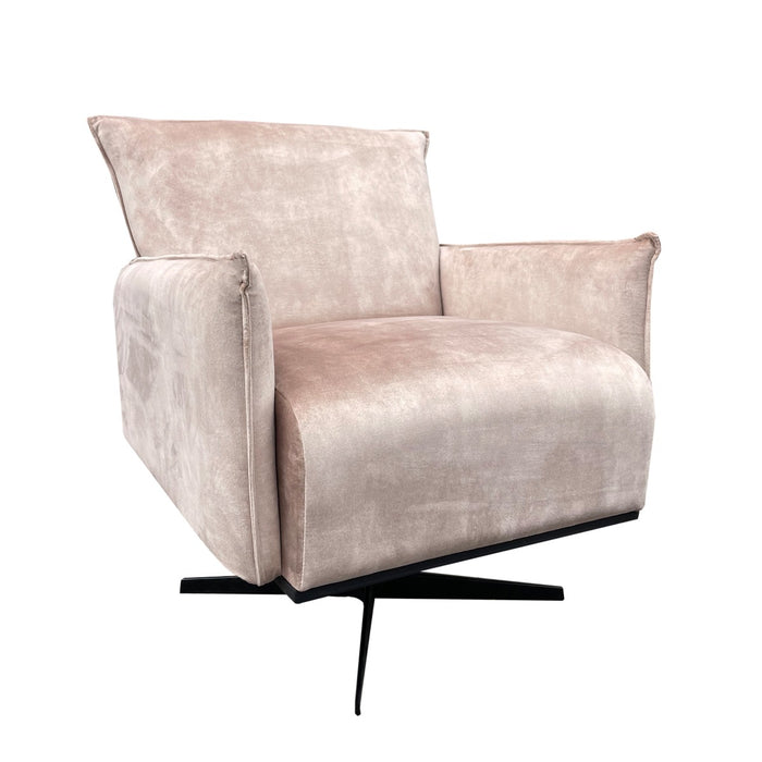 Philippe fauteuil Velvet Staal Beige