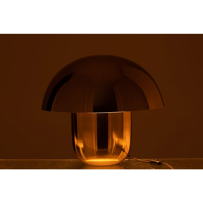 J-Line lamp Paddenstoel - ijzer - goud - large