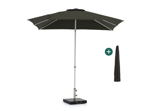 Shadowline Pushup parasol 240x240cm Wit-125857