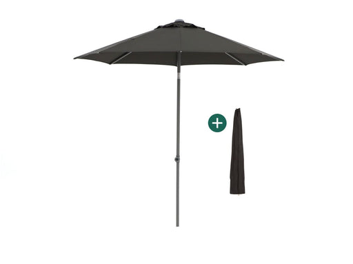 Shadowline Pushup parasol Ø 250cm Grijs-115966
