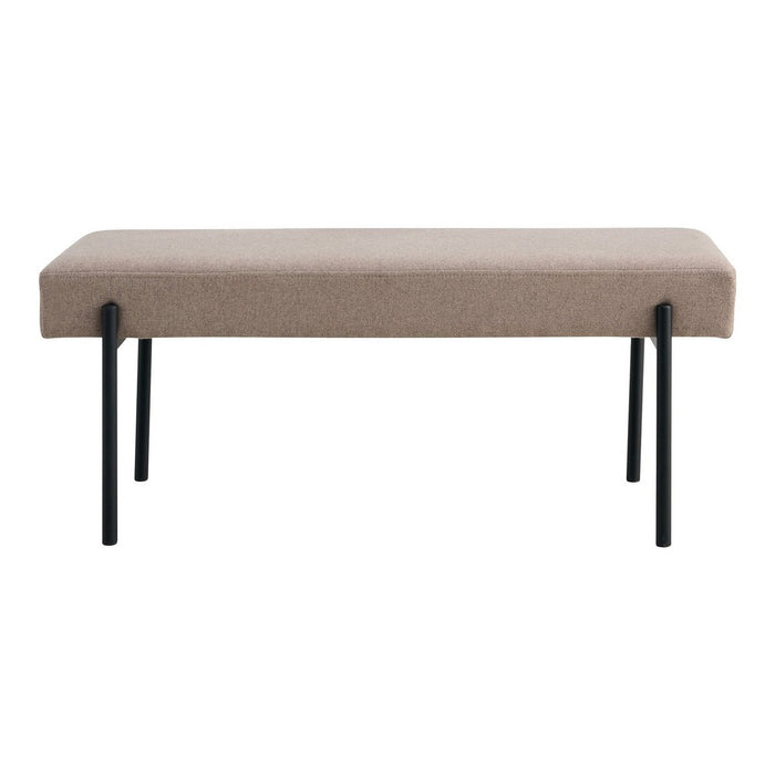 Swindon Bench - Bank, steen met zwarte poten, 100x36x42,5 cm, HN1231