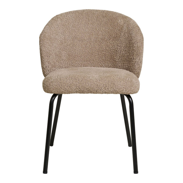 House Nordic ApS Safira Eetkamerstoel Beige Bouclé