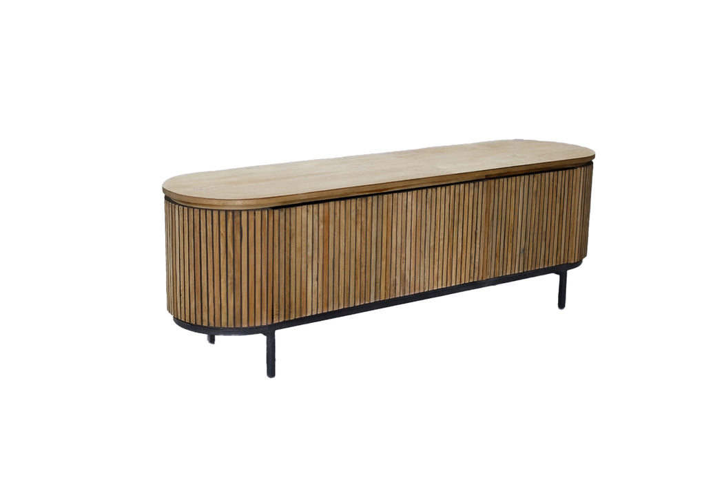 Livinfurn Lausanne Naturel Teakhout TV Meubel 170x56 cm