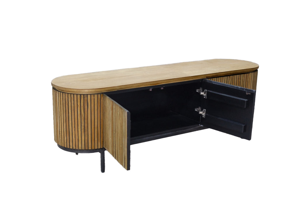 Livinfurn Lausanne Naturel Teakhout TV Meubel 170x56 cm