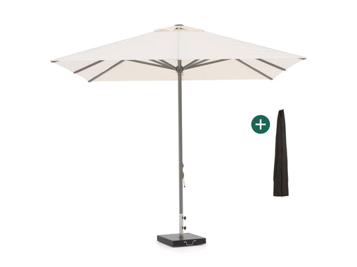 Shadowline Cuba parasol 300x300cm Wit-125727