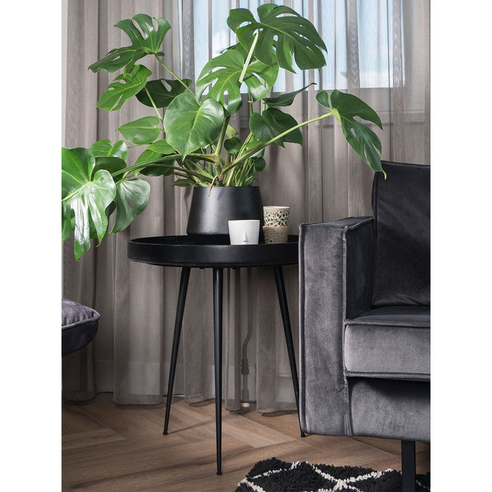 Home67 Salontafel Sarno Zwart Ø60 - ThatLyfeStyle