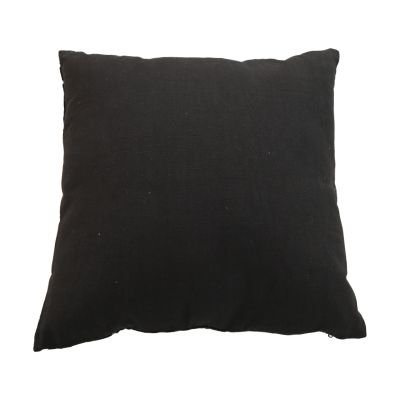 Cushion with print - 45x45 - Black/Gold - Velvet