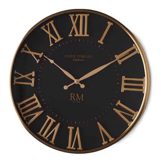 Rivièra Maison Wandklok London Clock Company 51cm - Zwart