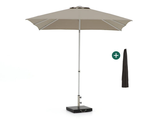 Shadowline Pushup parasol 240x240cm Wit-125862