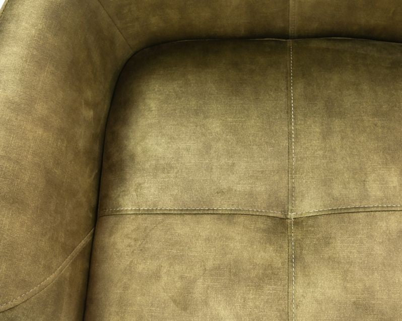 HSM Collection Cleveland Fauteuil Draaibaar Groen Zwart Adore Metaal