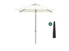 Shadowline Pushup parasol 210x150cm Grijs-124565