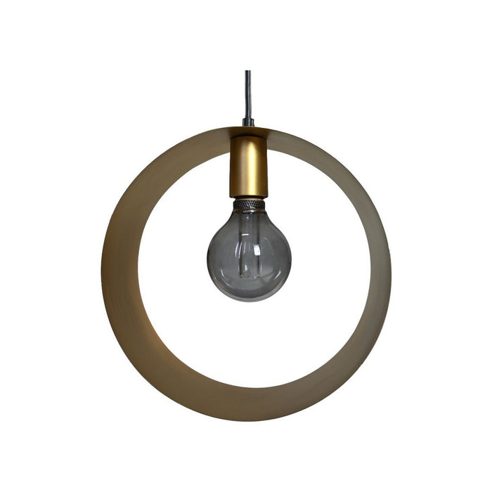 Hanglamp Rond - ø30x10 - Goud - IJzer