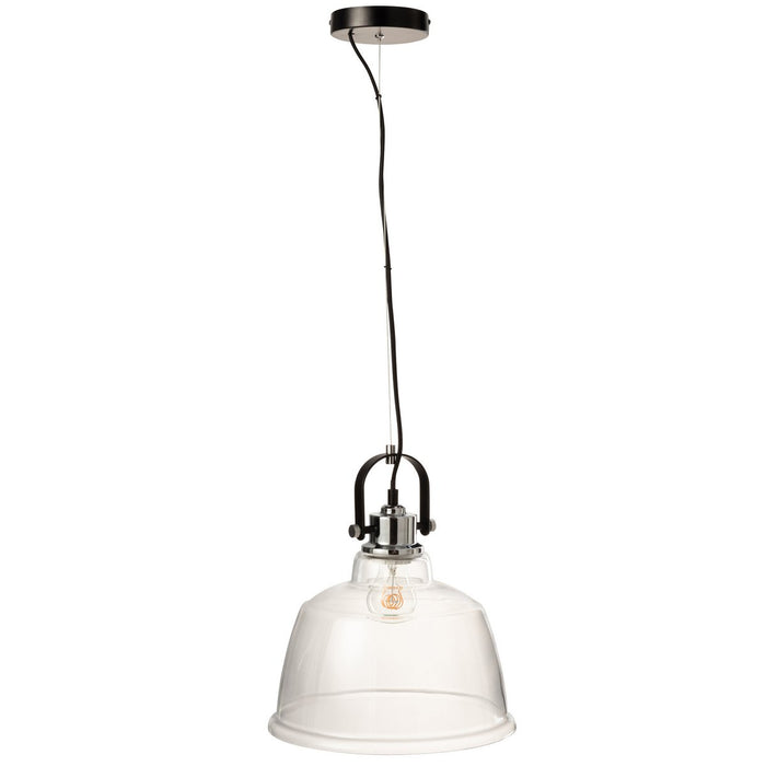 J-Line Magali hanglamp - metaal - transparant