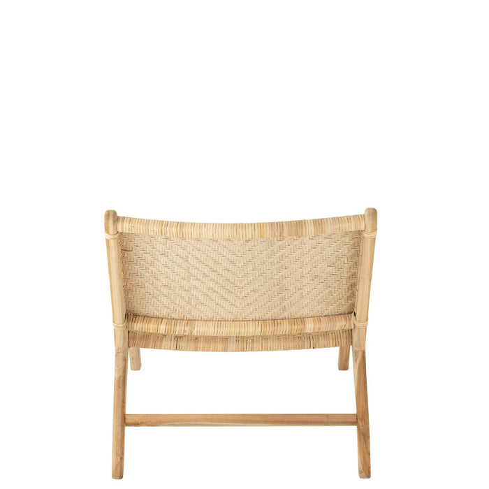 J-Line Fauteuil Geweven Rotan Naturel