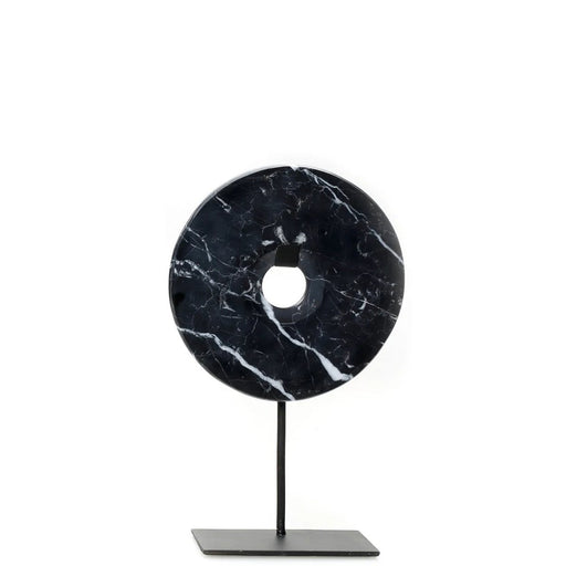 The Marble Disc on Stand - Zwart - M - ThatLyfeStyle