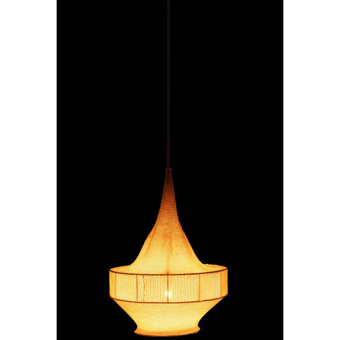 J-Line Hanglamp Handgebreid Beige Small