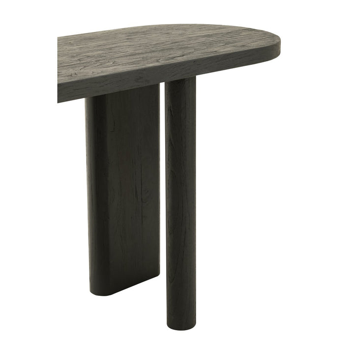 J-Line Sidetable Teak Hout Zwart